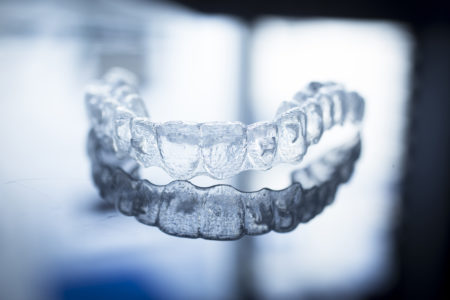 Clear Invisalign tray
