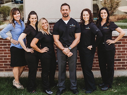 Dr. Michalski and the team