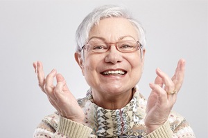 a smiling woman