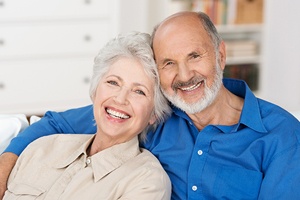 a smiling couple