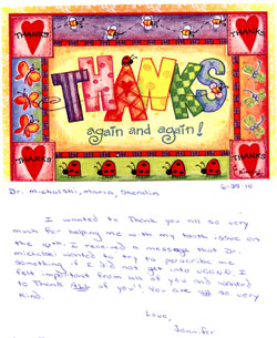 a letter from a patient