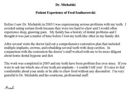 a letter from a patient